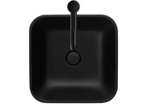 Waschbecken Happy D.2 Plus in Anthrazit, quadratisch von Duravit